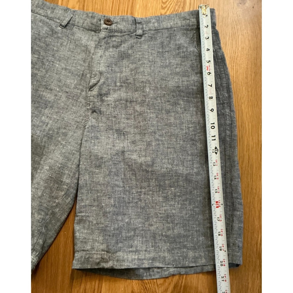 Patagonia Hemp Organic Cotton Shorts Mens 36 Gray Chambray 9"‎ Inseam - Picture 10 of 10